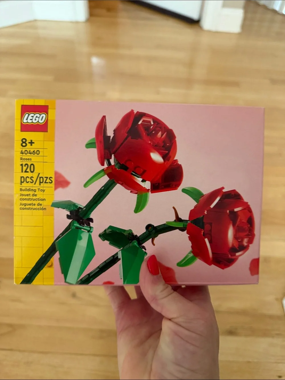 LEGO Red and Green Rose Building Set